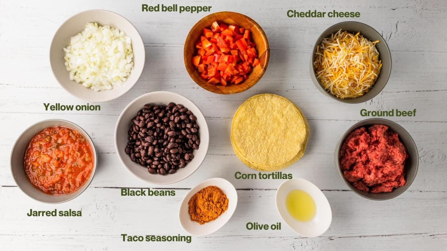 Taco casserole ingredients