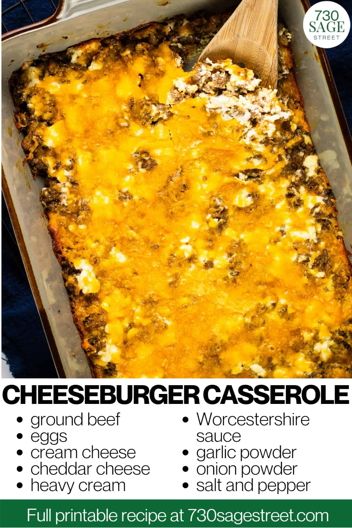 Easy Cheeseburger Casserole (30-Minute Meal) - 730 Sage Street