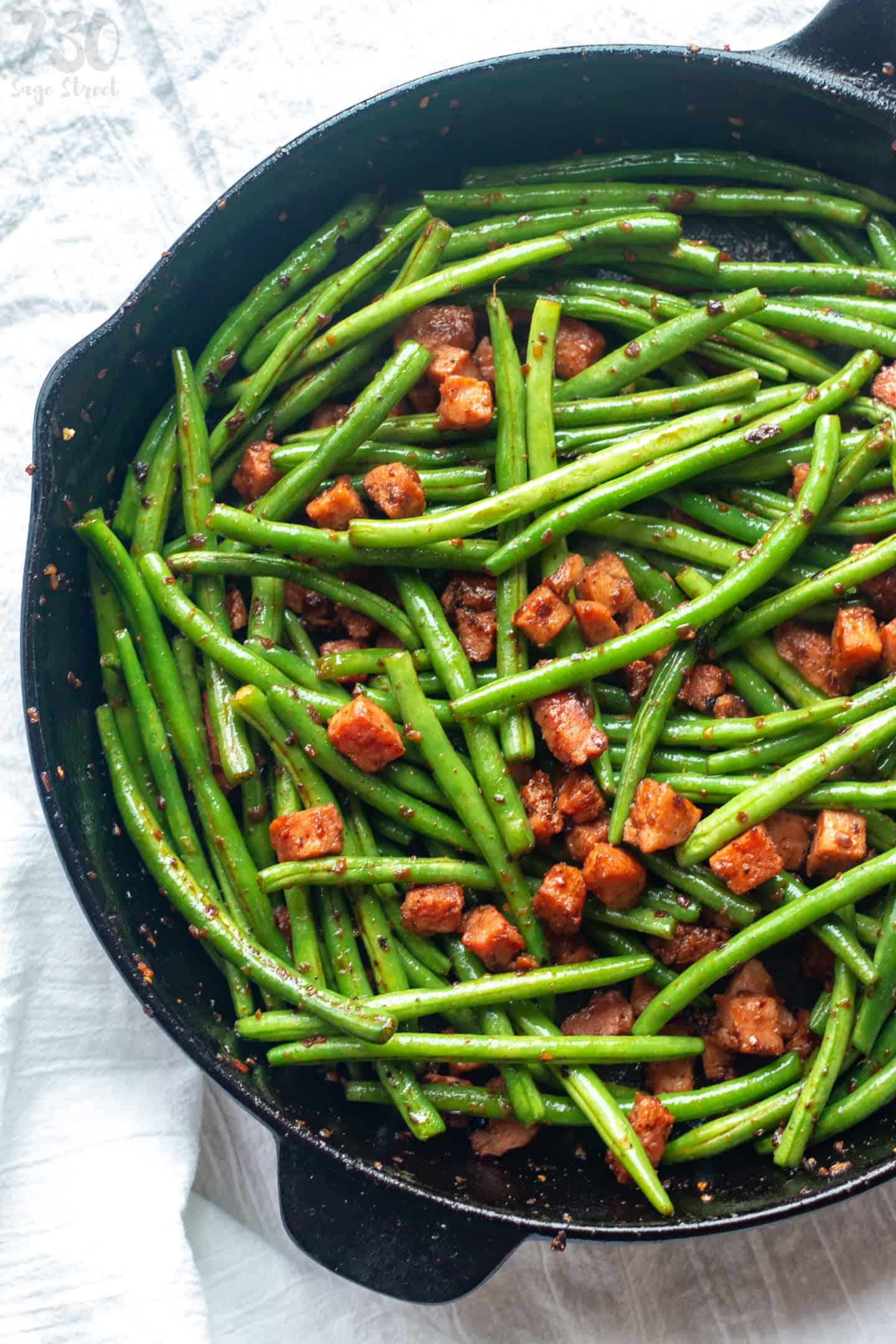 ham and green beans-1