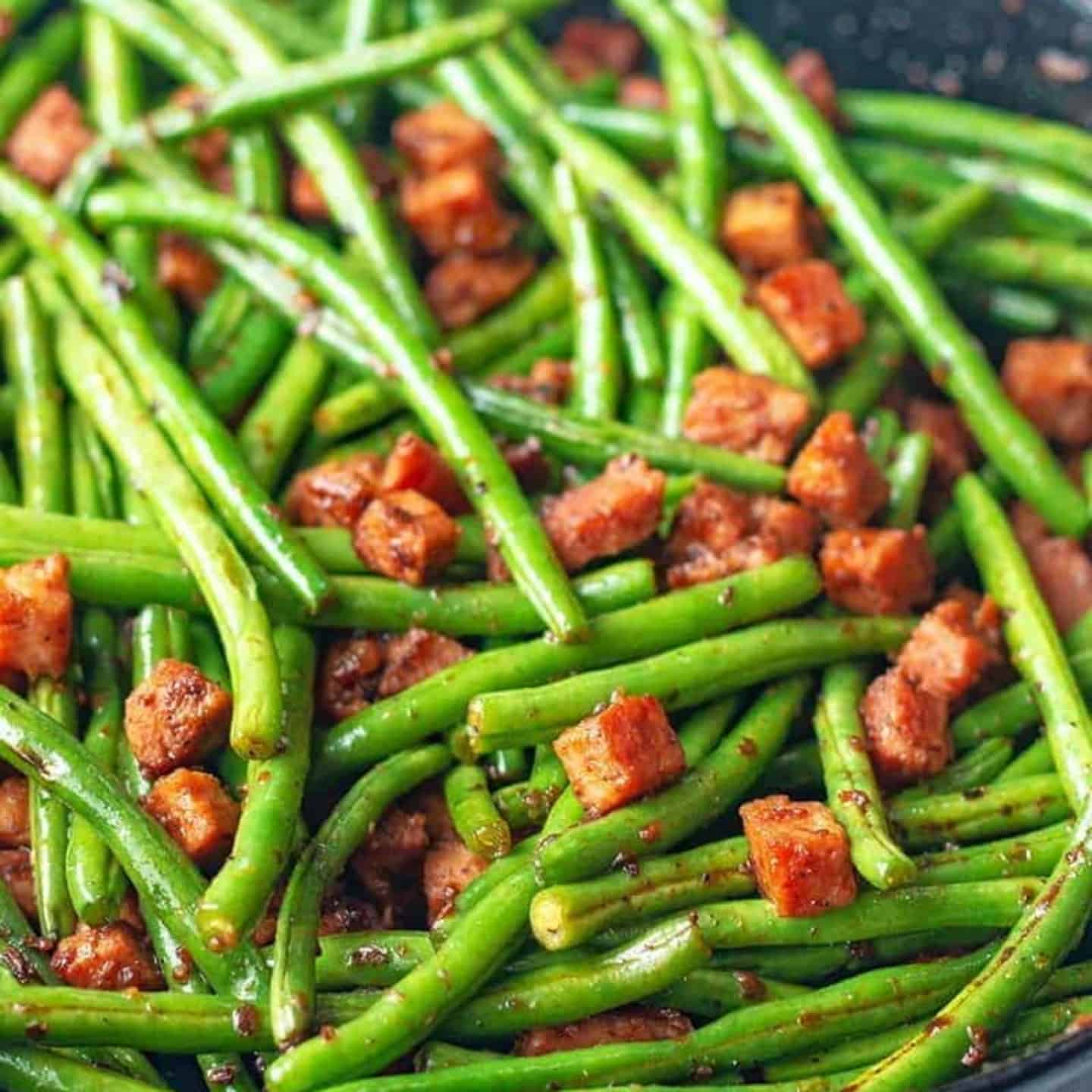 ham and green beans featured