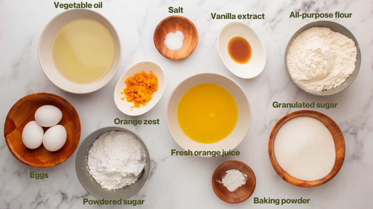 orange cake ingredients