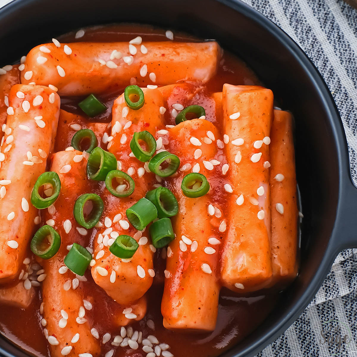 special shape korea tteokbokki rice cake