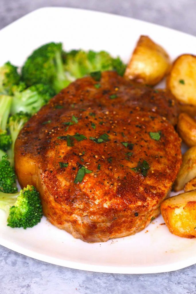 Baked Pork Sirloin Chops