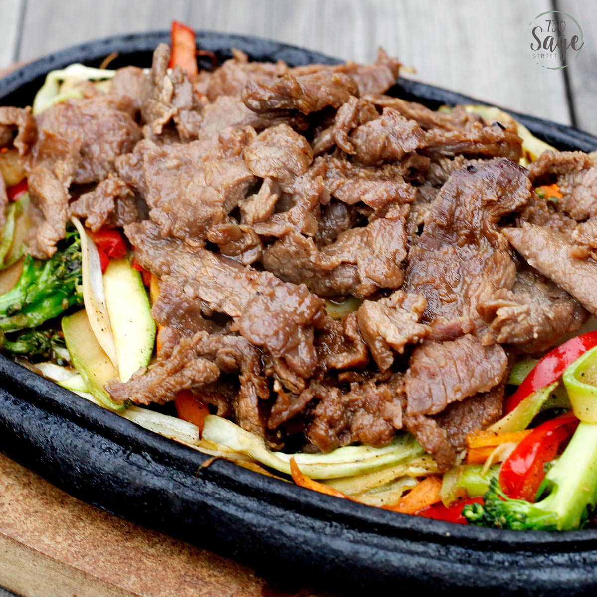 Thin sliced ribeye clearance steak recipe