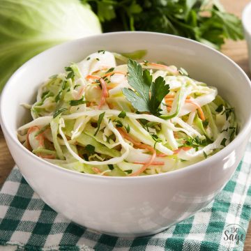 Coleslaw with vinegar