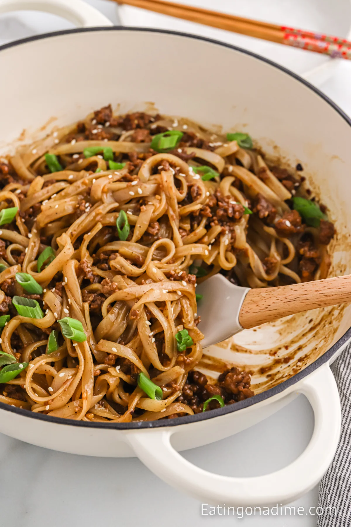 MONGOLIAN BEEF AND NOODLES