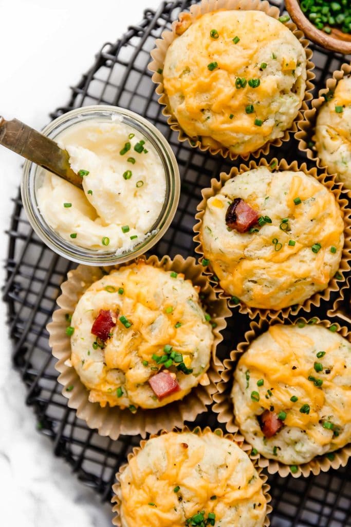 Savory Ham And Cheese Muffins