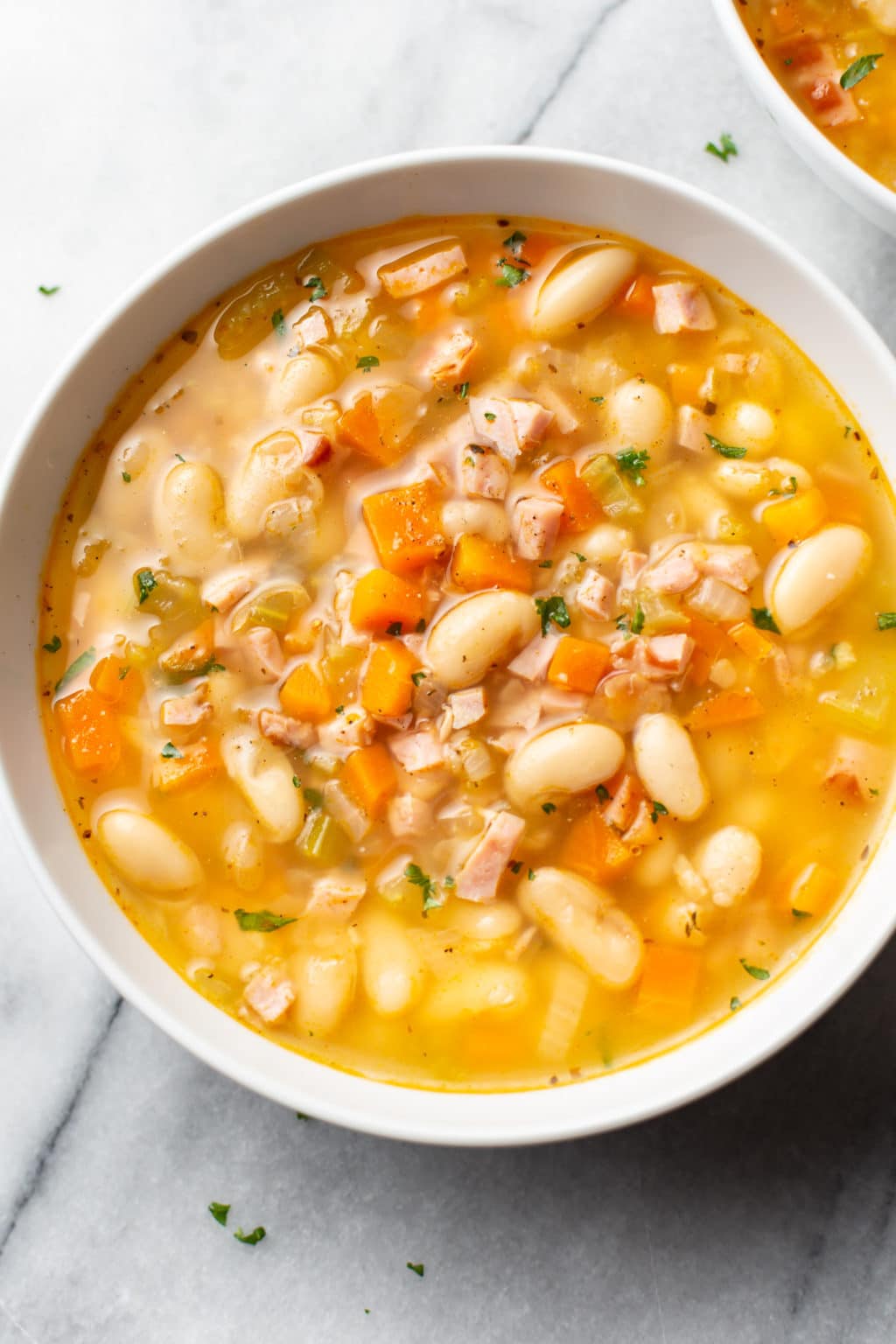 Easy Ham and Bean Soup